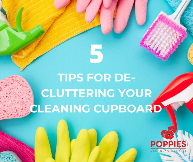 5 tips for de-cluttering your cleaning cupboard..