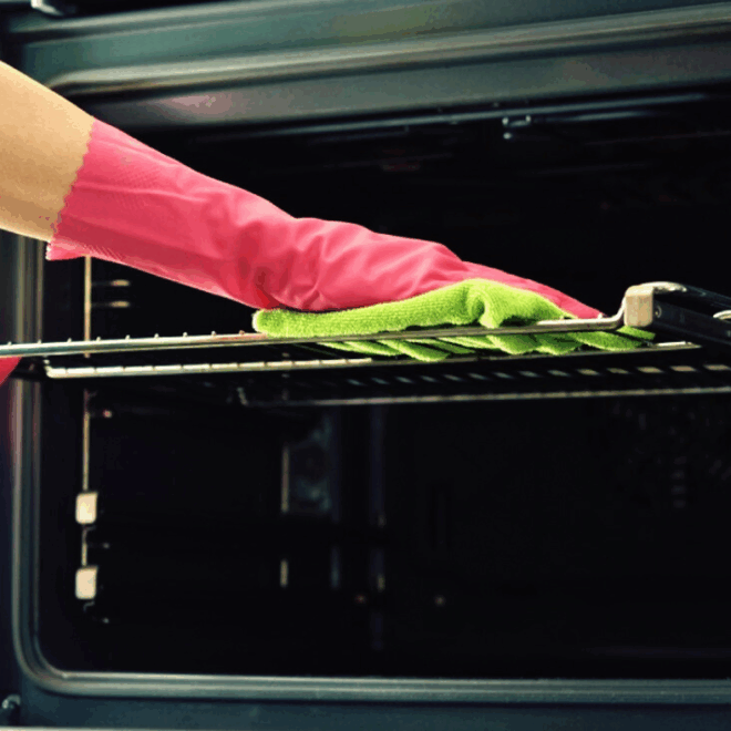 Oven cleaning services