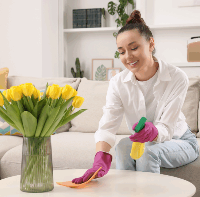 Going on Vacation? Prepare Your Home With This Cleaning Checklist with Poppies