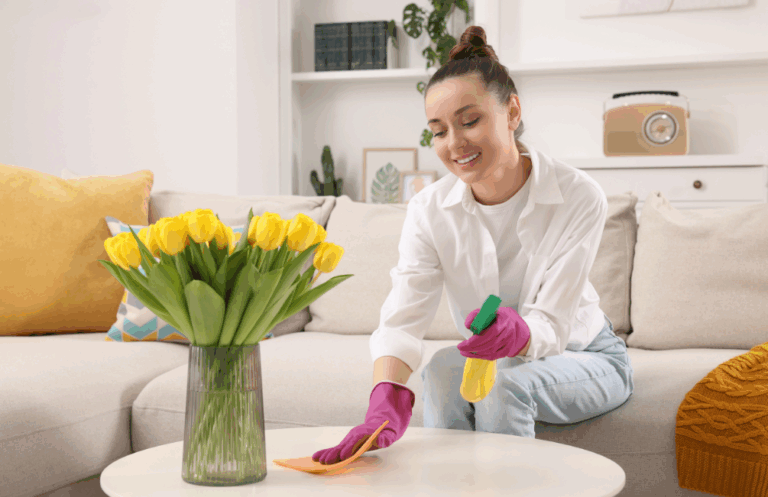 Going on Vacation? Prepare Your Home With This Cleaning Checklist with Poppies